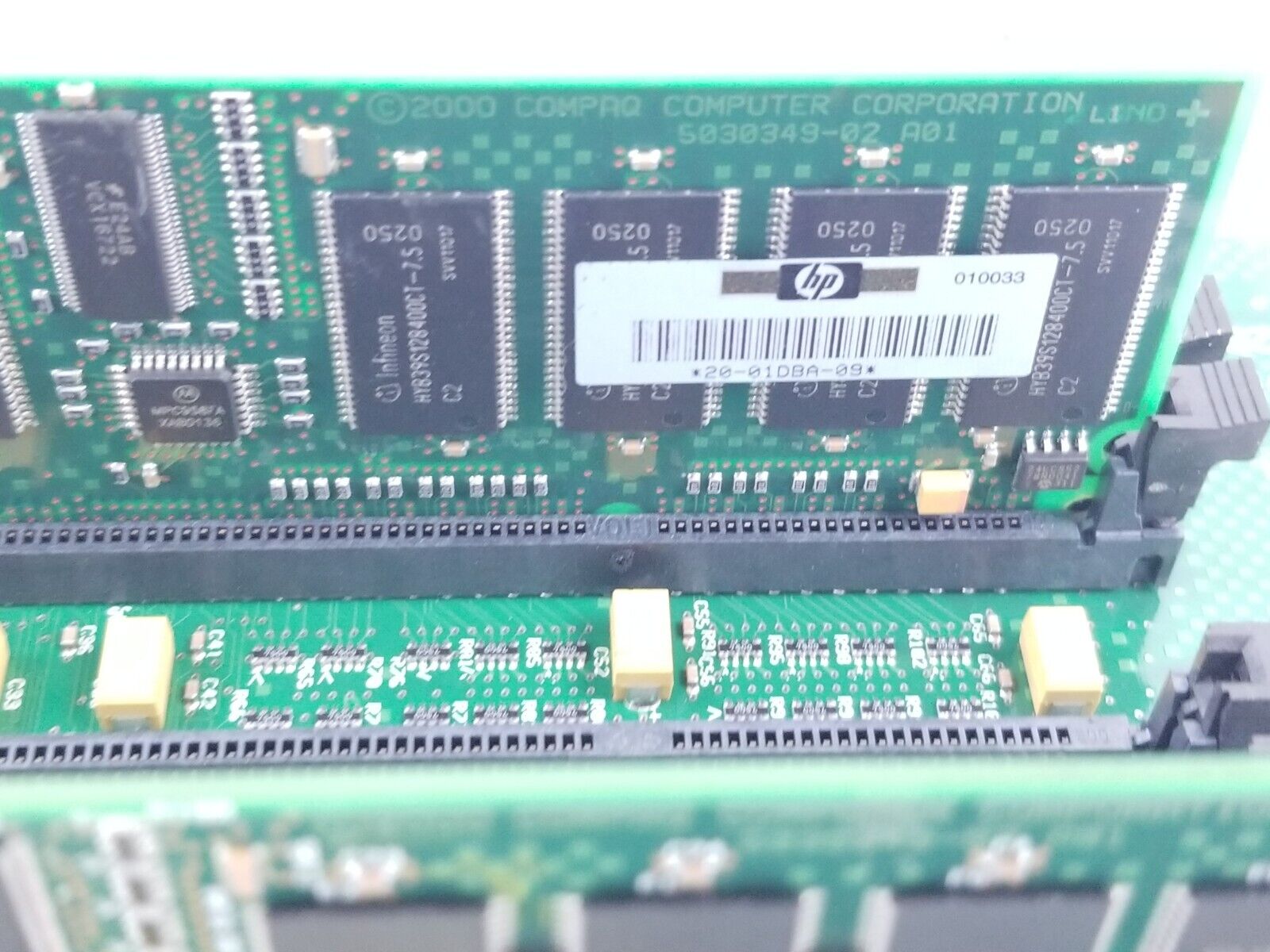 HP Compaq DEC ES45 54-30348-02 A03 ALPHA Server Memory Riser With 2x 256MB DIMMs