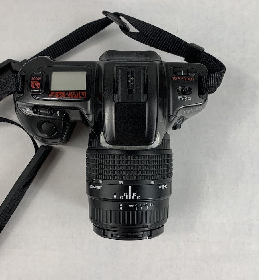 Minolta MAXXUM 330si RZ Camera w/ Quantaray MX AF 1:3.5-5.6 f=28-80mm Lens