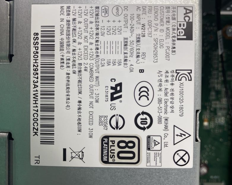 Lenovo ThinkCentre M90s SFF Intel Core i5-10500 3.1GHz 16GB RAM No HDD No OS