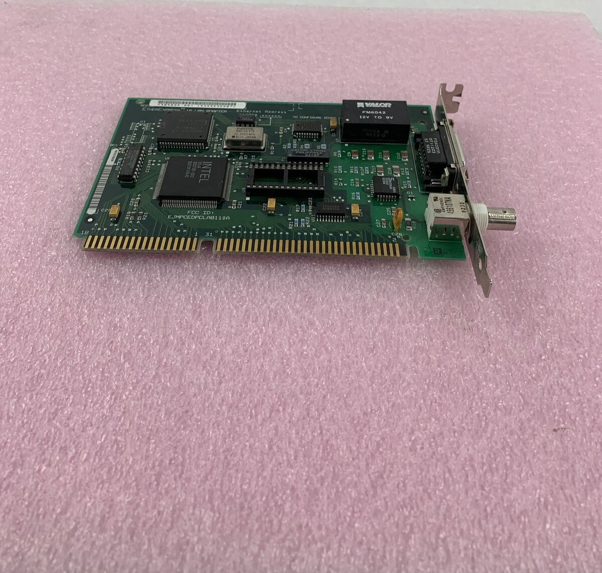 INTEL 16BIT AUI TP ETHERNET EHER EXPRESS ISA Adpater