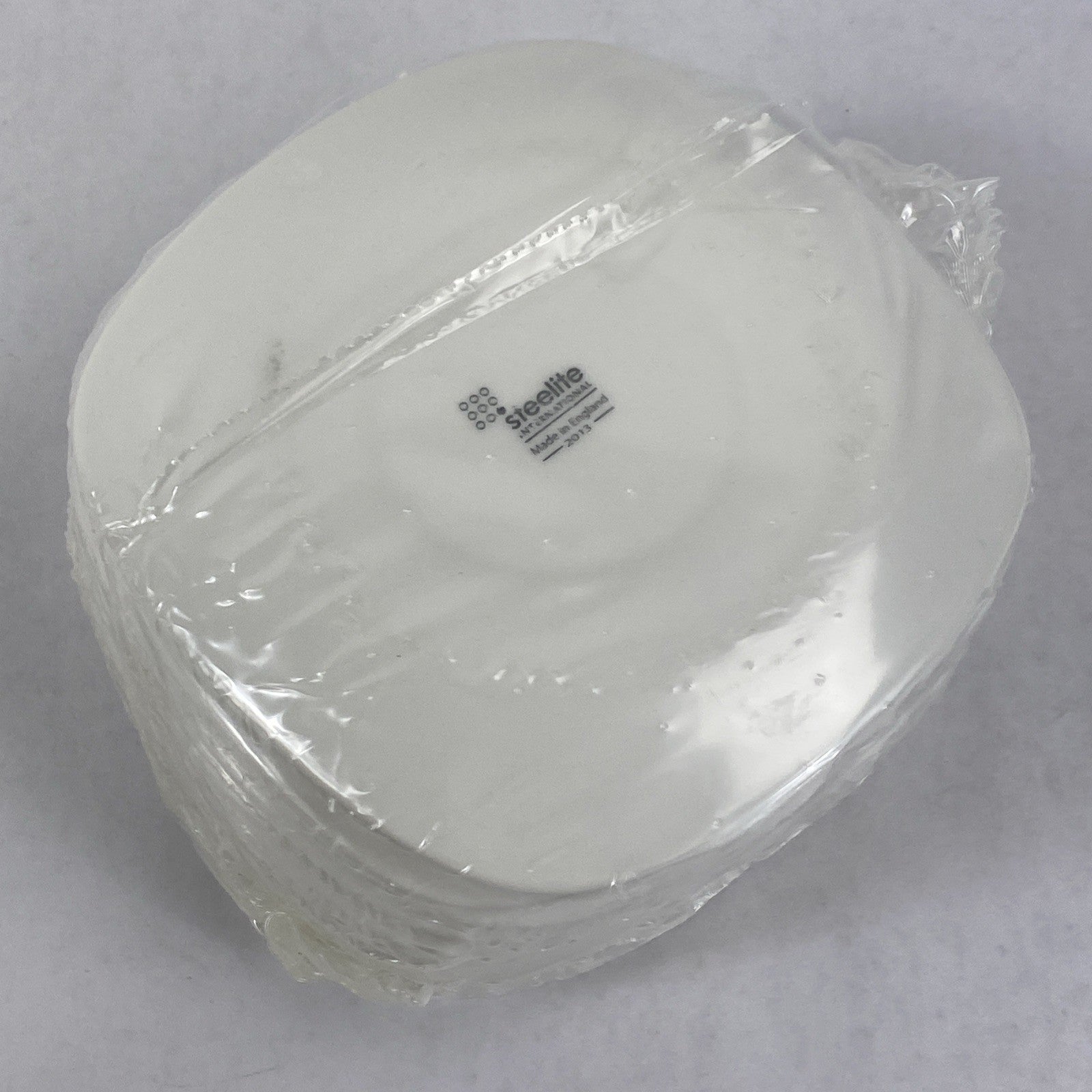 Steelite Distinction C078 Plate Quadro 14cm 5 1/2 Monaco White 36ct. per Case8