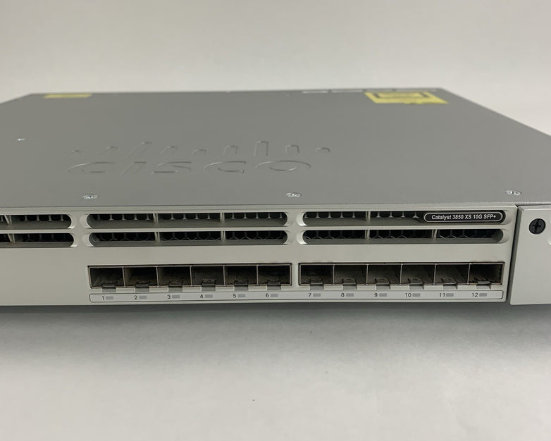 Cisco WS-C3850-12XS-S 12-Port SFP+ 10Gb 3850 Switch-No Power Cord