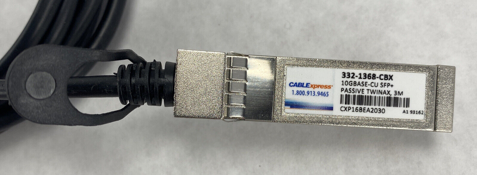 CableExpress 332-1368-CBX 10GBASE-CU SFP+ Passive Twinax Cable 3m