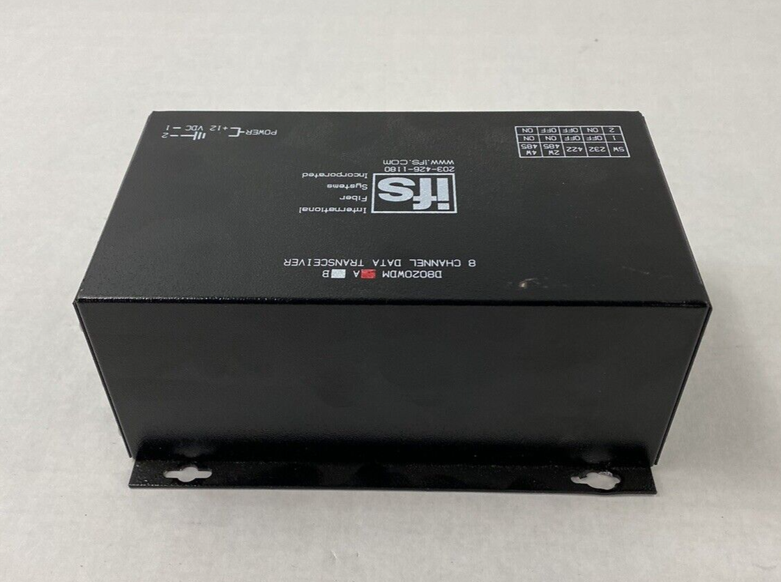 International Fiber Systems IFS D8020WDM 8 Channel Data Transceiver