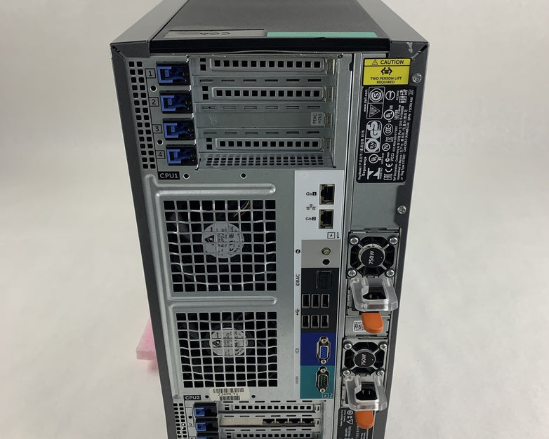 Dell Poweredge T620 Server 2x E5-2609 2.4 GHz 32 GB Ram Perc H710 No OS No HDD