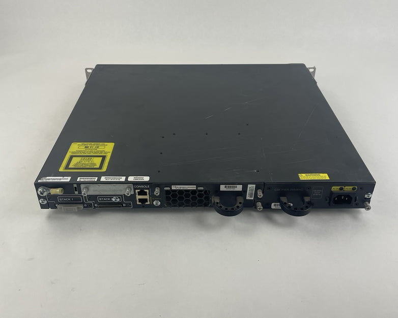 Cisco Catalyst WS-C3750E-24TD-S V02 24-Port Network Ethernet Switch - Tested