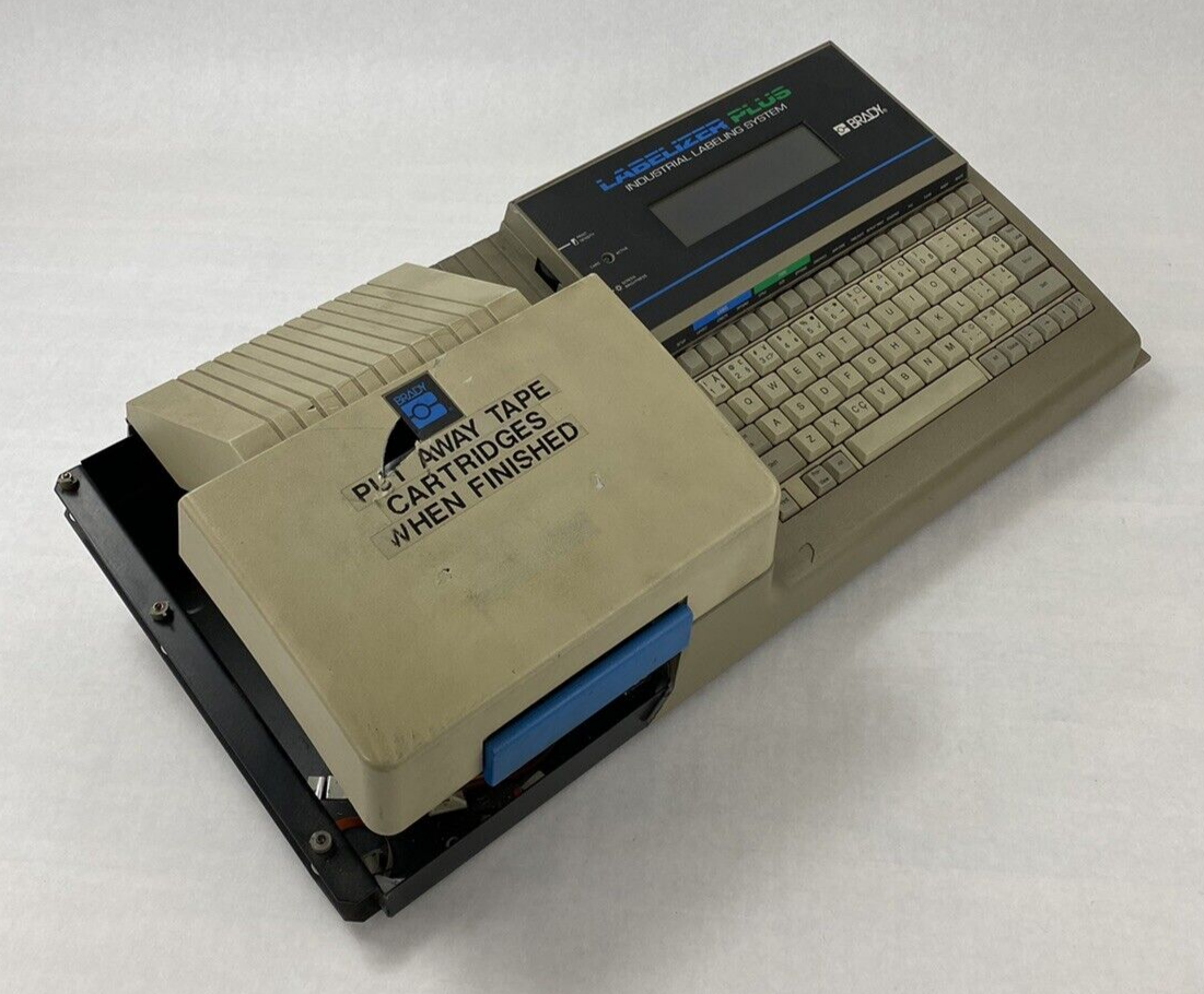 Brady Labelizer Plus Label and Sign Maker M No Power Cord For Parts or Repair