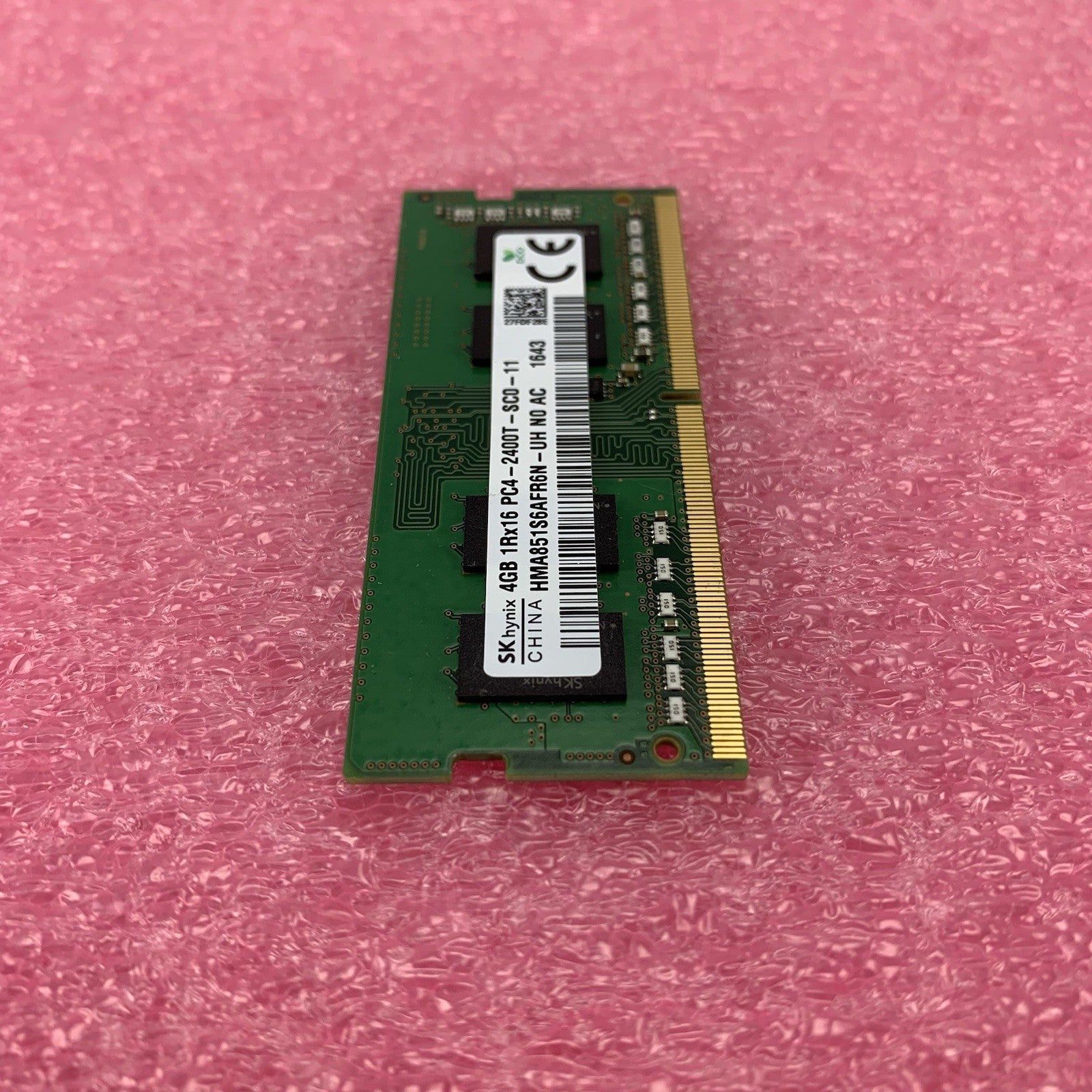 SK Hynix HMA851S6AFR6N-UH PC4-2400T-SC0-11 4GB 1Rx16 Desktop Memory RAM Lot of 44