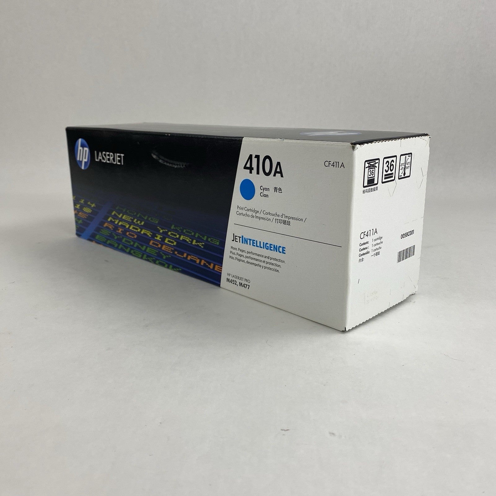 HP CF411A Cyan Print Cartridge for Laserjet Intelligence M452 M4770