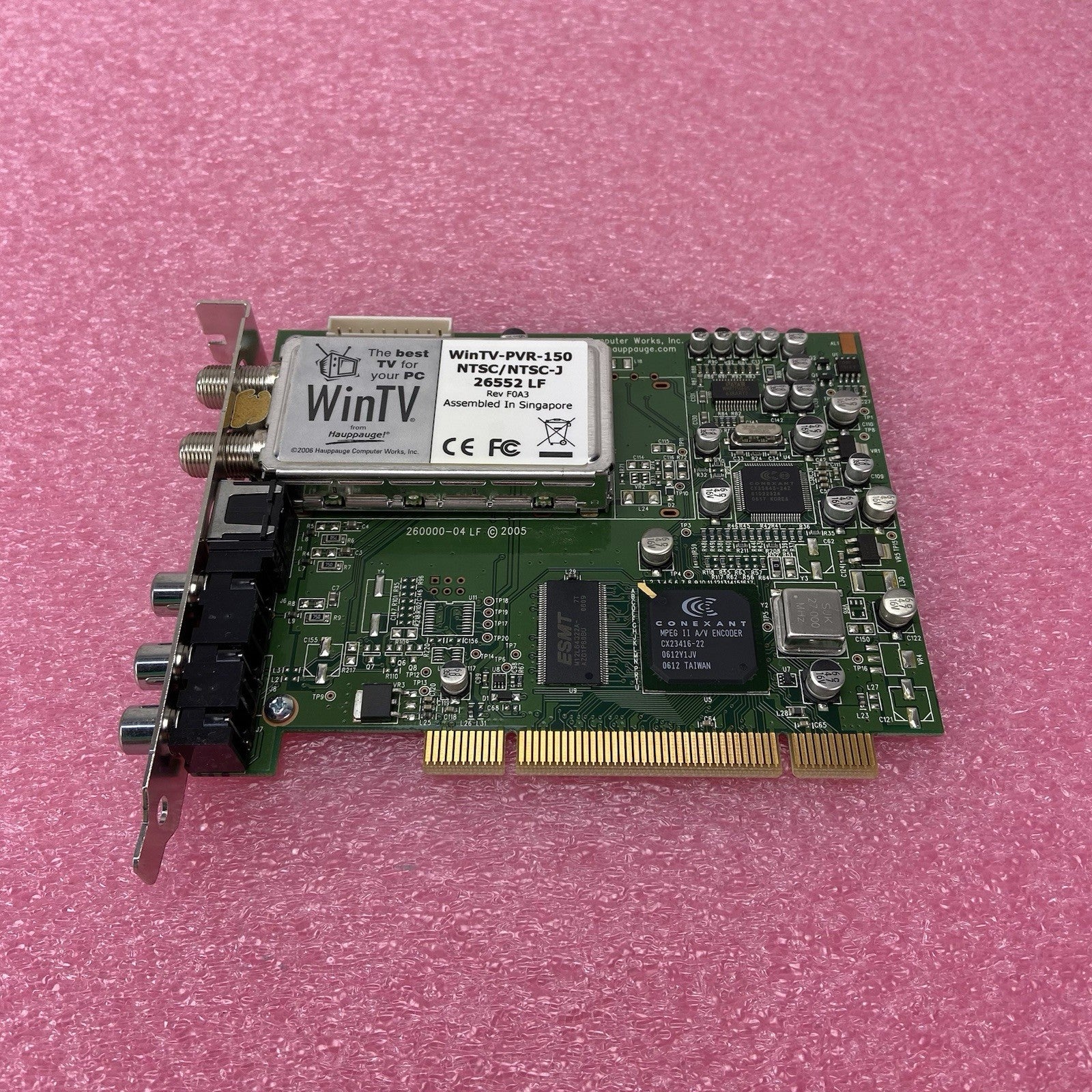 Hauppauge WinTV-PVR-150 5188-4202 PCI Capture Card4