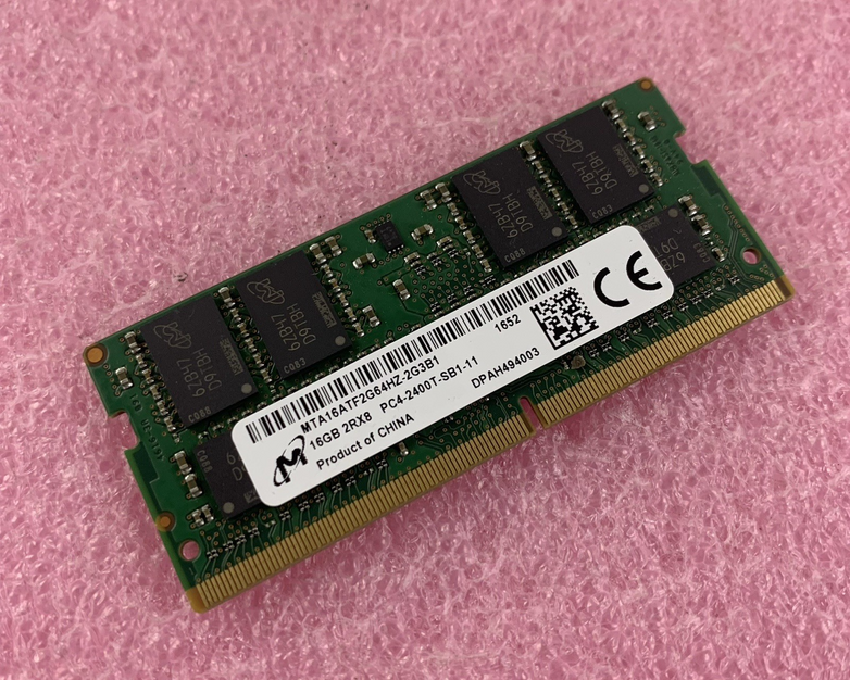Micron MTA16ATF2G64HZ-2G3B1 16GB 1x16GB DDR4 260-Pin PC4-2400T Laptop Memory Ram