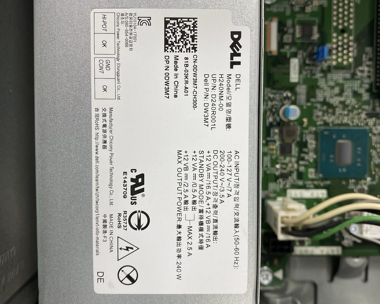 Dell Inspiron 3668 DT Intel Core i5-7400 3GHz 8GB RAM No HDD No OS