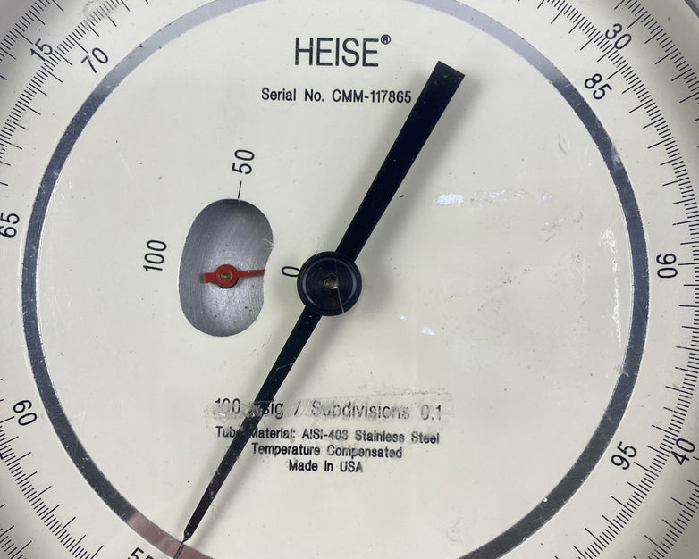 Heise CMM 117865 100 PSI Test Gauge