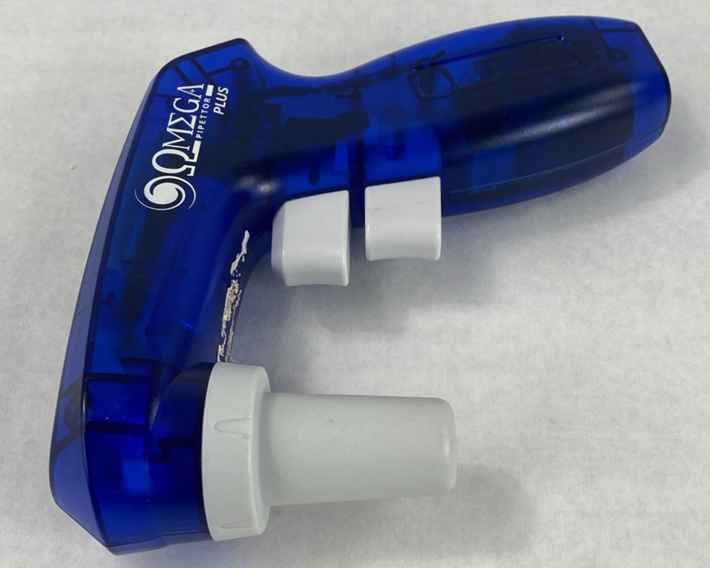 Omega Pipettor Plus Electronic Pipette Untested