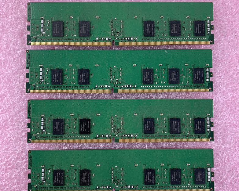 SK Hynix HMA81GR7AFR8N-UH 8 GB 1Rx8 PC4-2400T  RDIMM ECC Memory Ram Lot of 4x