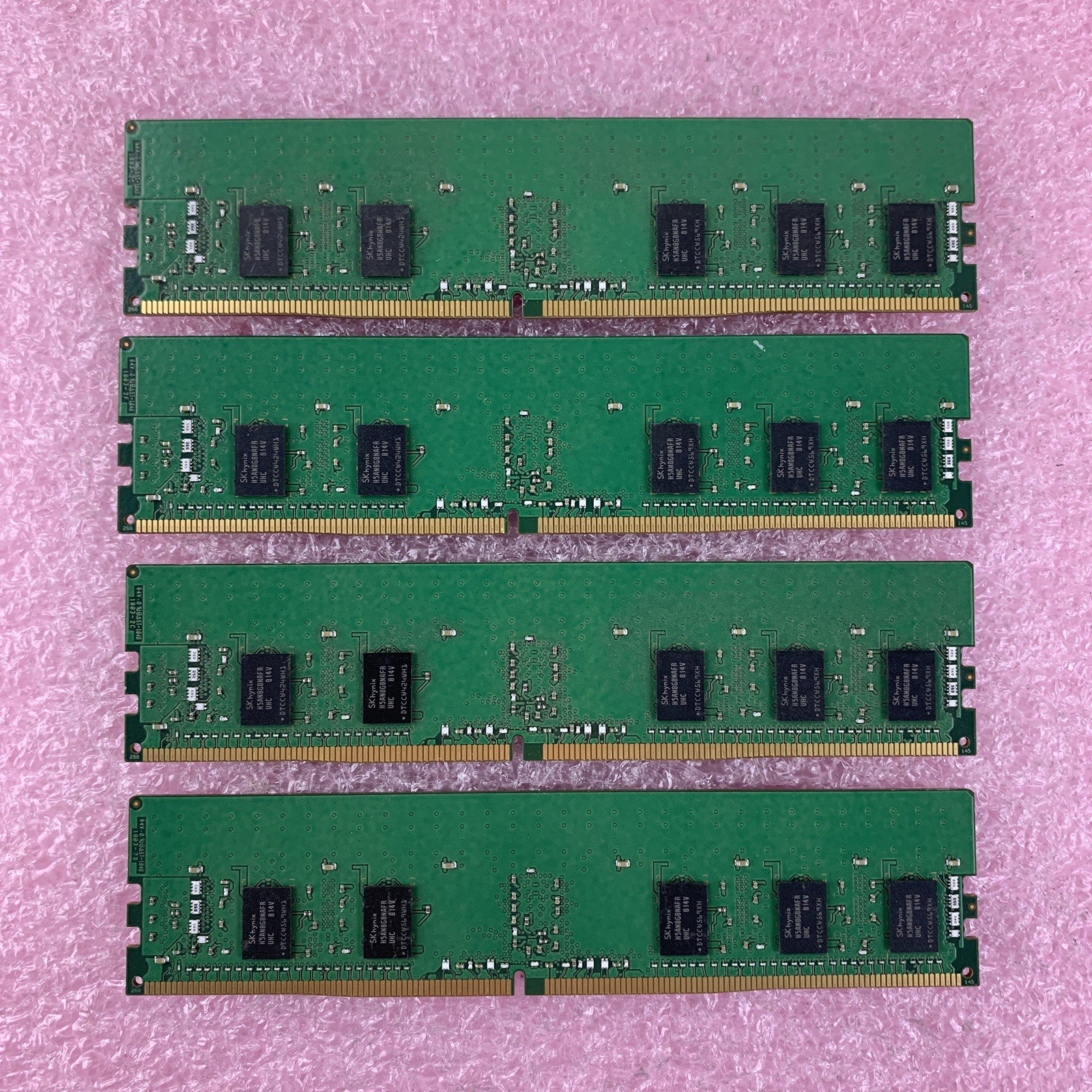 SK Hynix HMA81GR7AFR8N-UH 8 GB 1Rx8 PC4-2400T  RDIMM ECC Memory Ram Lot of 4x