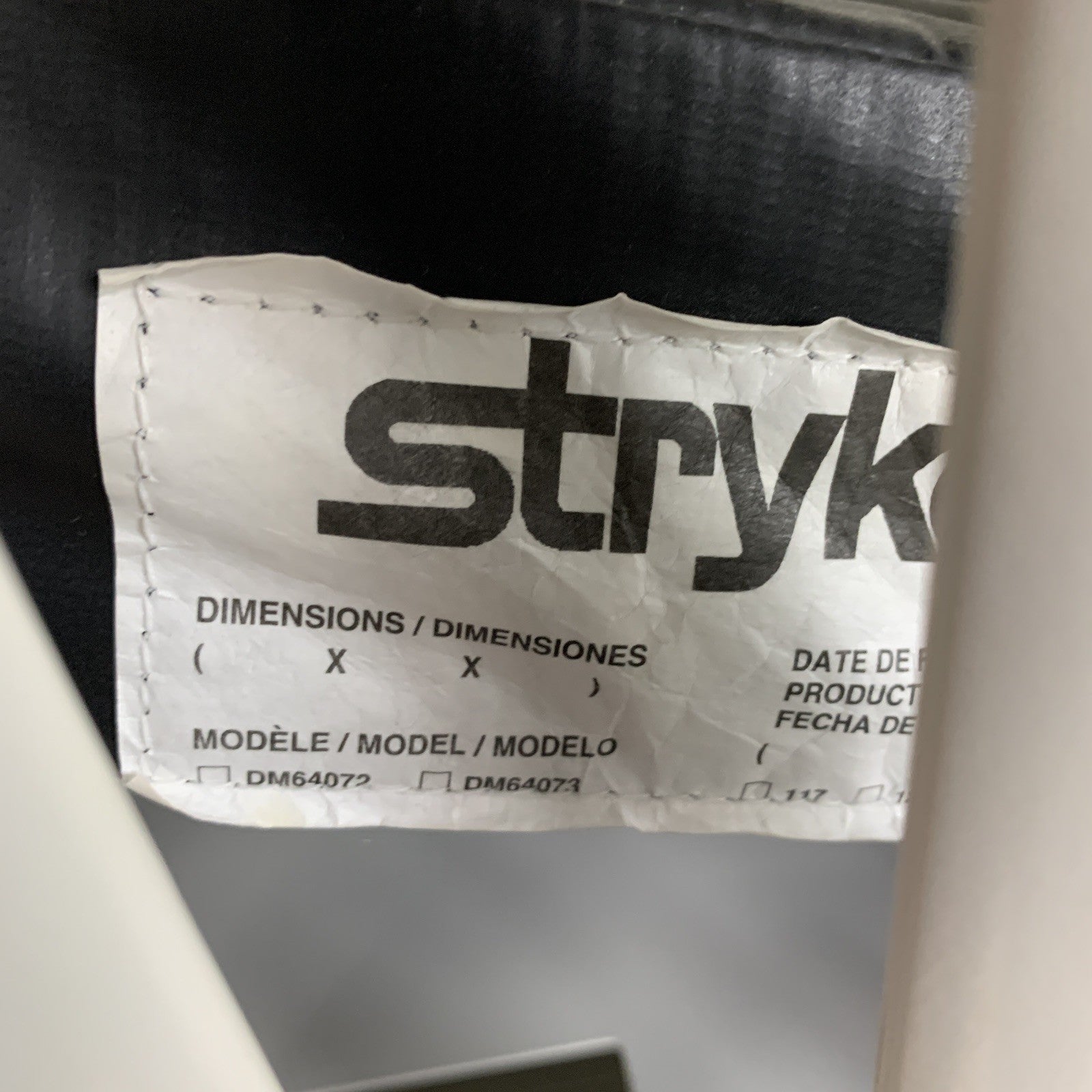 Stryker Cub FL19H Pediatric Crib with Mattress No Handles on Doors