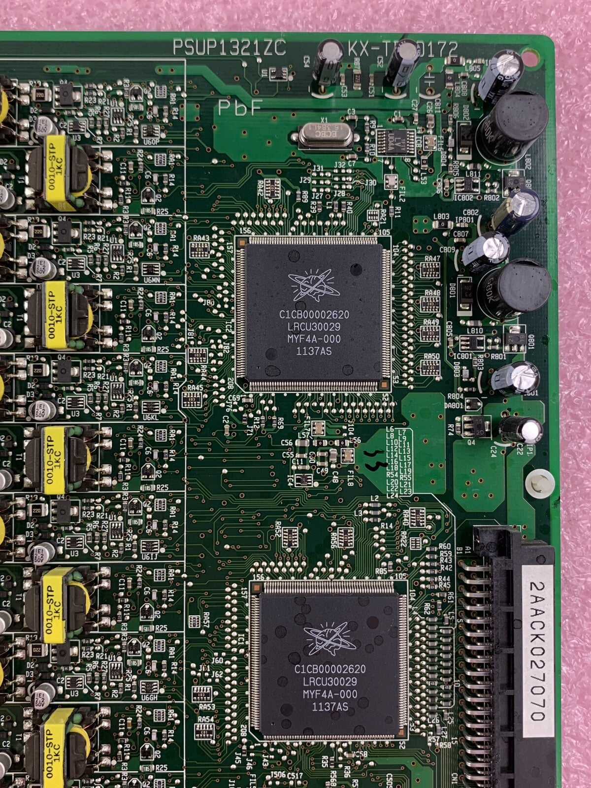 Panasonic DLC16 16 Port Digital Line Card Factory Reset Pulled From KX-TDE600
