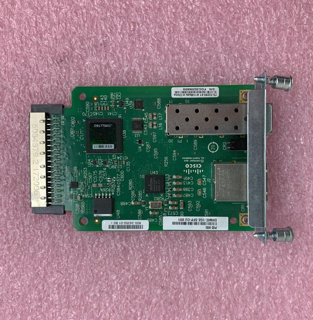 Cisco 800-34350-01 Enhanced High-Speed Wan Interface Card Tested