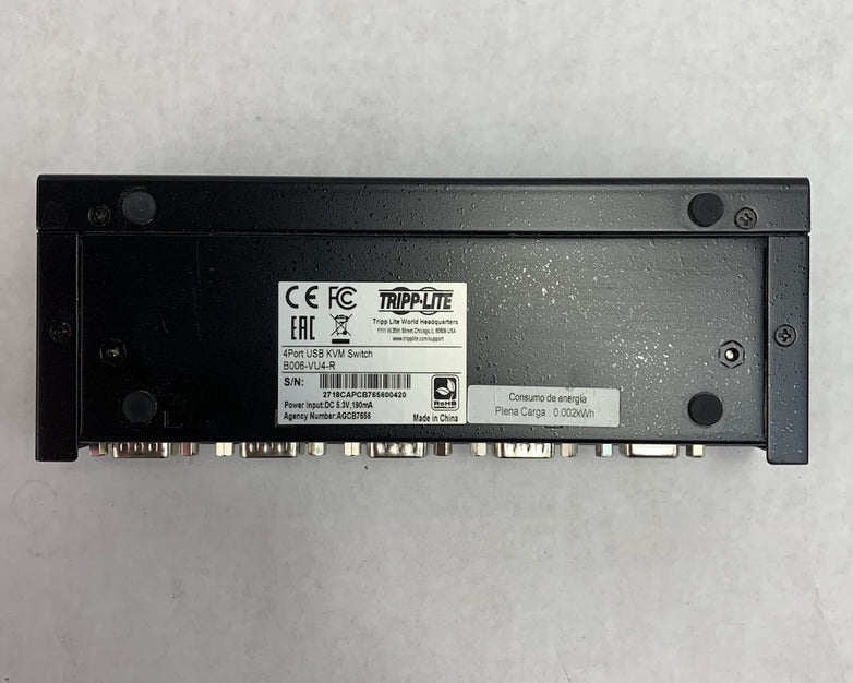 Tripp-Lite B006-VU4-R 4-Port USB KVM Switch