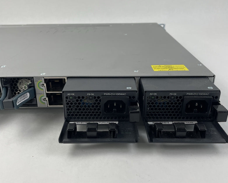 Cisco WS-C3850-48U-S 48-Port V06 Switch 2x PSU Tested & Reset