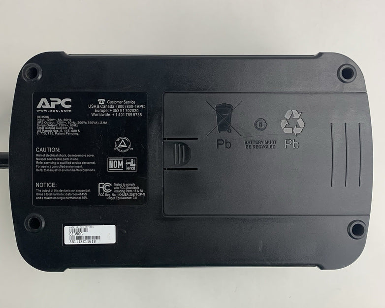APC BE350G Battery Backup Surge Protection ES350 UPS 350VA 120V No Battery