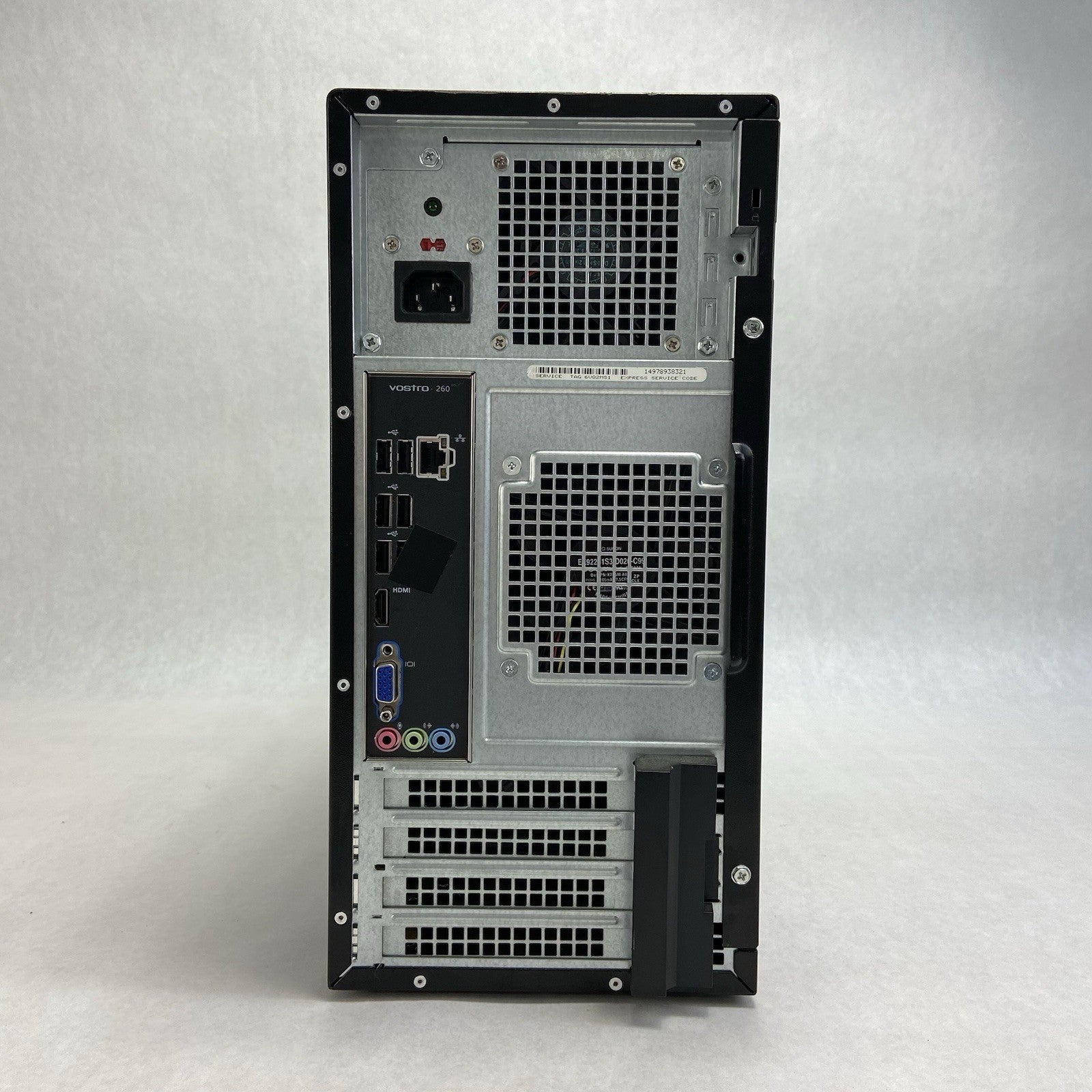 Dell Vostro 260 MT Intel Core i5-2400 3.1GHz 4GB RAM No HDD/OS Bad BP/FP USB5