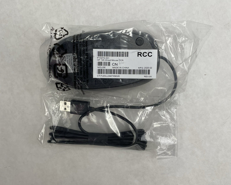 HP 125 USB Wired Desktop Mouse Lot of 10