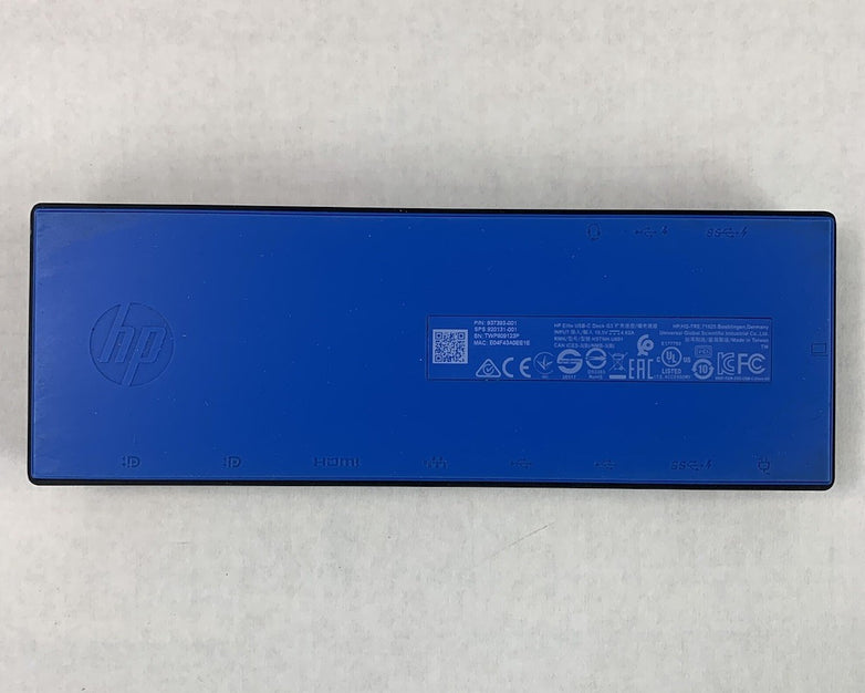 HP 937393-001 Elite USB-C Dock G3 (Lot of 2)
