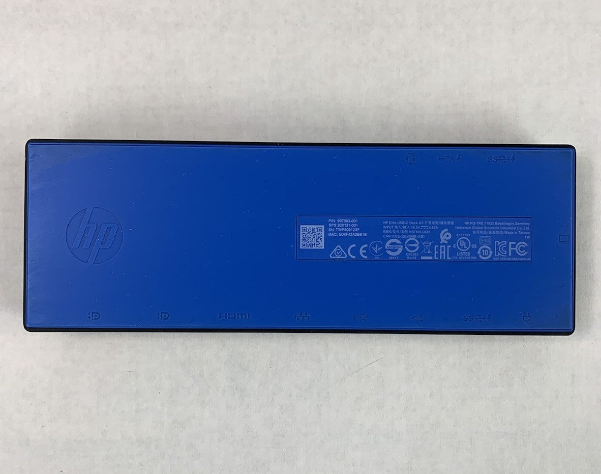 HP 937393-001 Elite USB-C Dock G3 (Lot of 2)