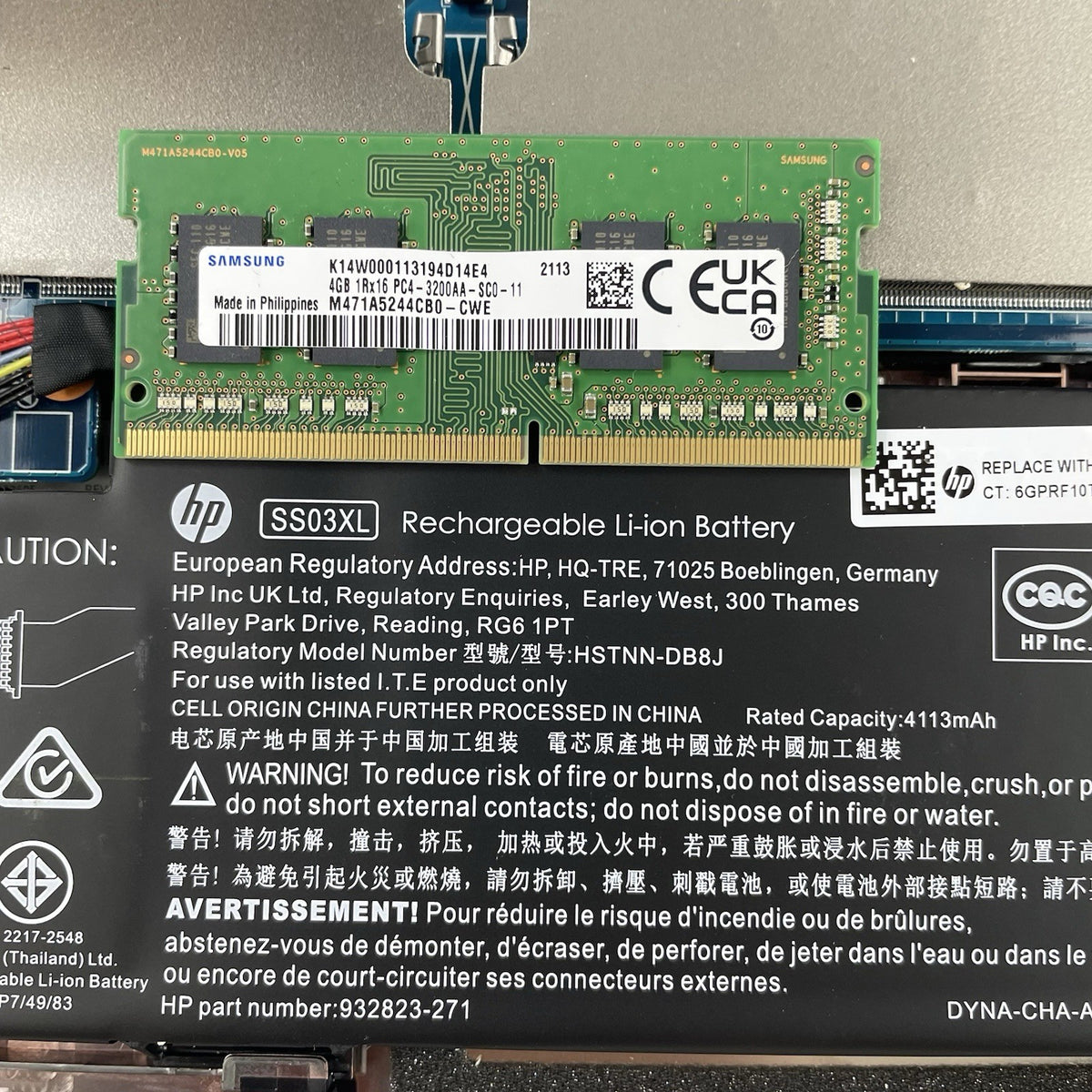 HP mt45 14" AMD Ryzen 3 Pro 3300U 2.10 GHz 4 GB RAM No SSD/OS/AC20