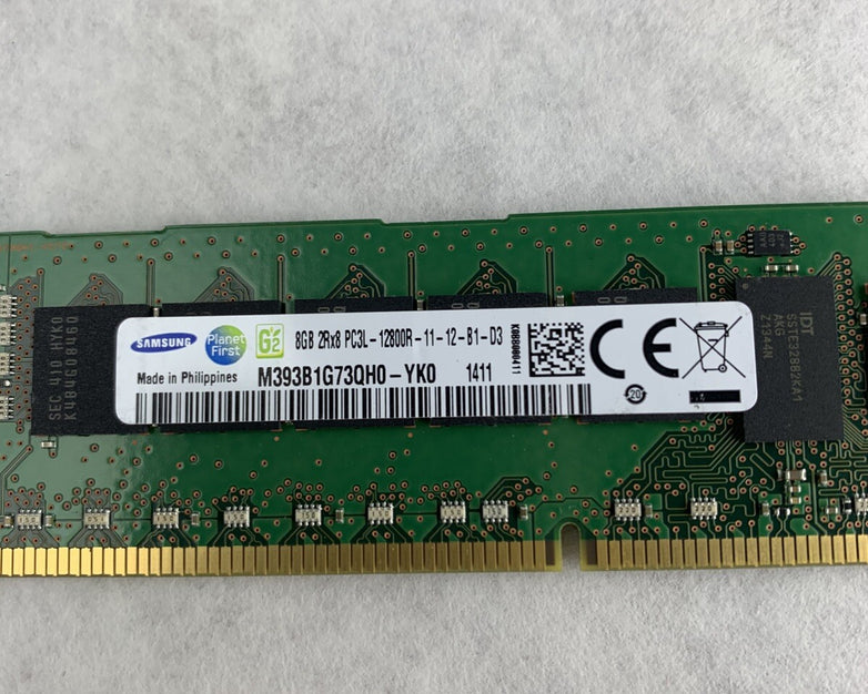 Samsung M393B1G73QH0-YK0 1411 Server Memory 8GB (Lot of 2)
