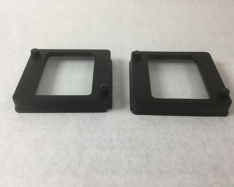 Glass Cover Only for GE Auxiliary Relays, (Lot of 2)Frame Cracked