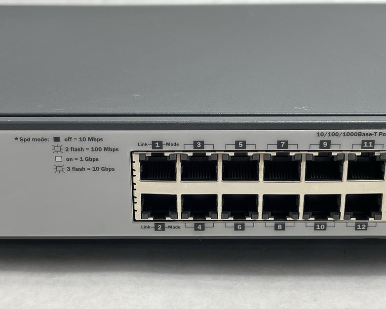 HP ProCurve J9145A 2910AL-24G 24 Port Gigabit Switch Tested & Reset
