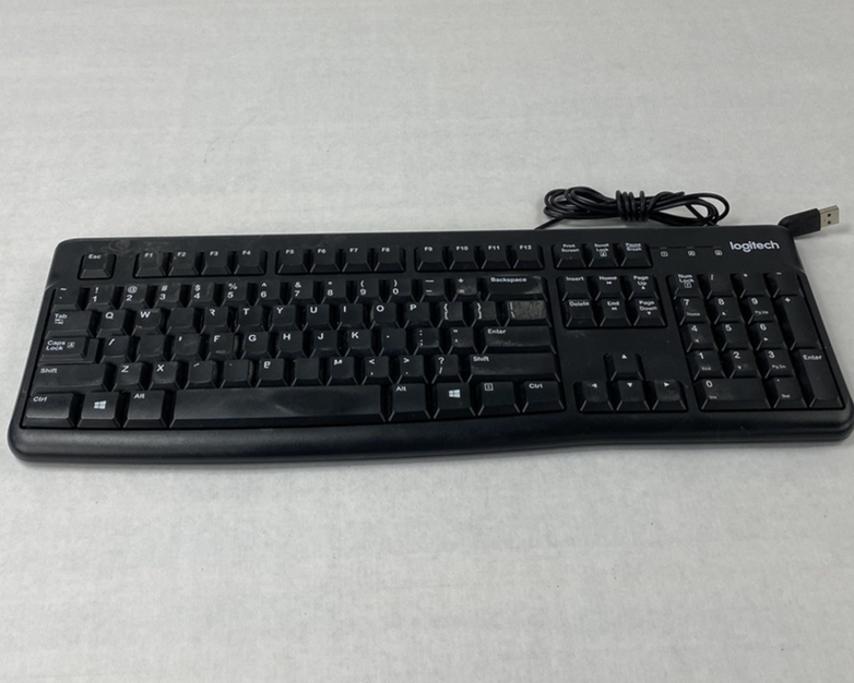 Lot of 7 Logitech K120 YU0036 USB Wired Keyboard Tested