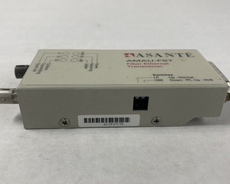 Lot of 5 Asanté AMAU-FST Fiber Ethernet Transceiver Untested