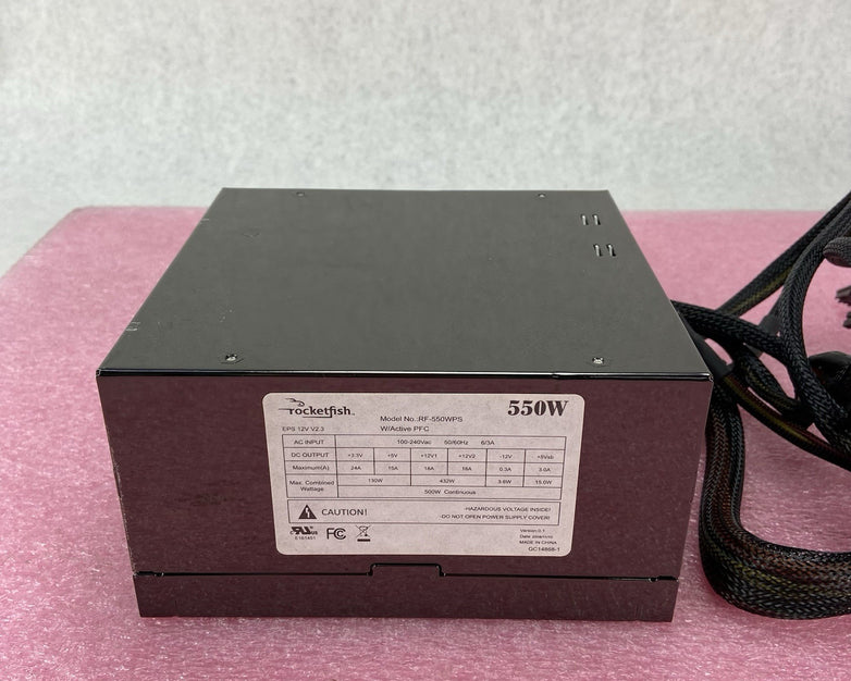 Rocketfish RF-550WPS w/Active PFC 550W ATX PSU Blue LED
