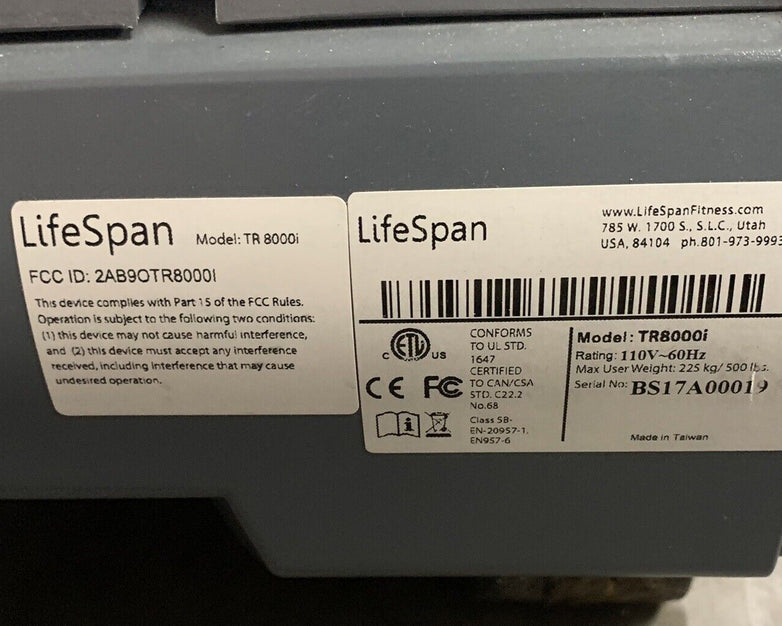 LifeSpan TR8000i Medical Treadmill