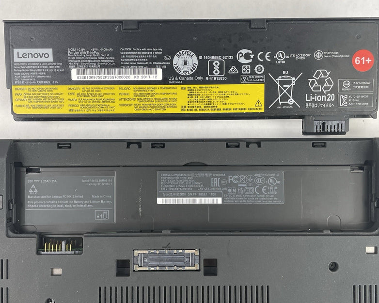 Lenovo ThinkPad T470 14" i5-6300U 2.40 GHz 8 GB RAM No SSD/OS/AC