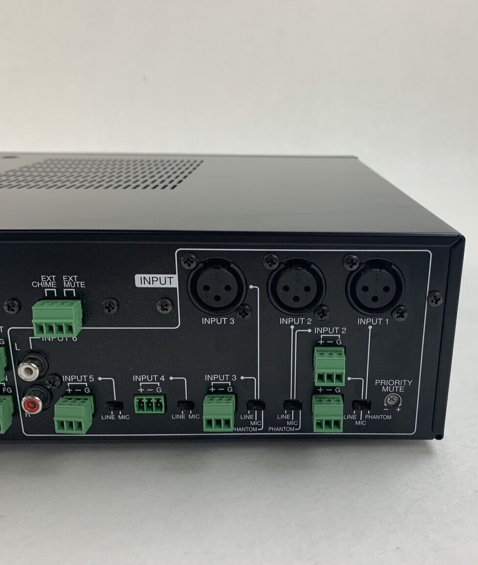 InterM PA-240 PA Mixing Amplifier No Output XLR Inputs 4-6 Parts or Repair