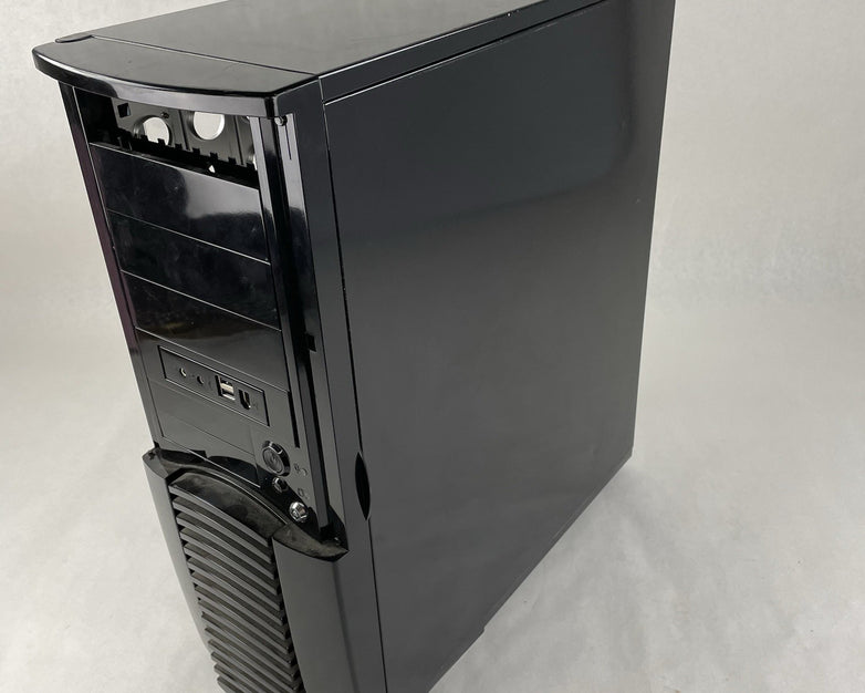 Vintage Ultra Chieftec Dragon Clone ATX Tower Computer Case Gloss Black Window