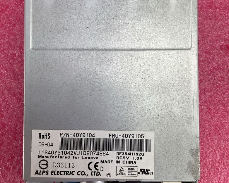 Alps Electric Co DF354H192G Floppy Disk Drive 33 pin FRU:40Y9105