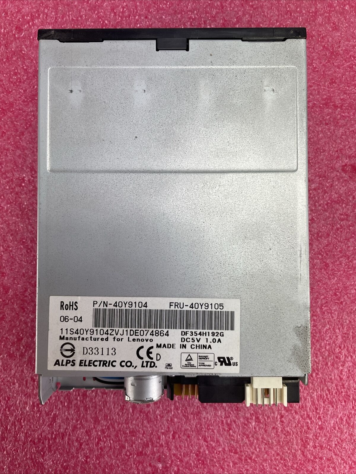Alps Electric Co DF354H192G Floppy Disk Drive 33 pin FRU:40Y9105
