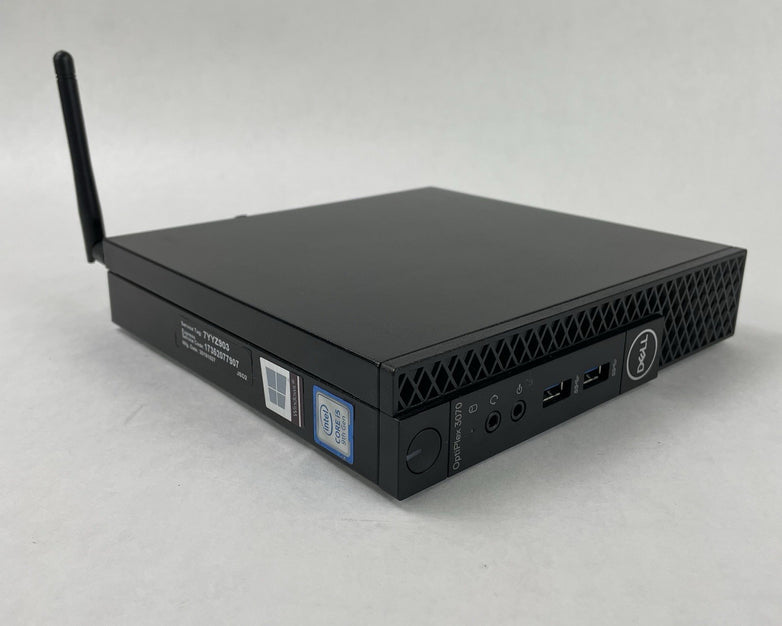 Dell Optiplex 3070 Micro i5-9500T 2.20 GHz 8 GB RAM No W/AC SSD/OS