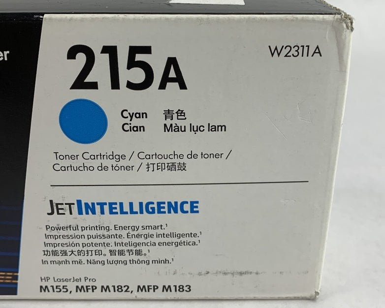 HP LaserJet 215A W2311A Cyan Toner Cartridge Exp: Nov 2022