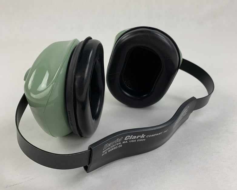 David Clark Company 805S Behind the Head Protective Headgear 16069G-09 Vintage