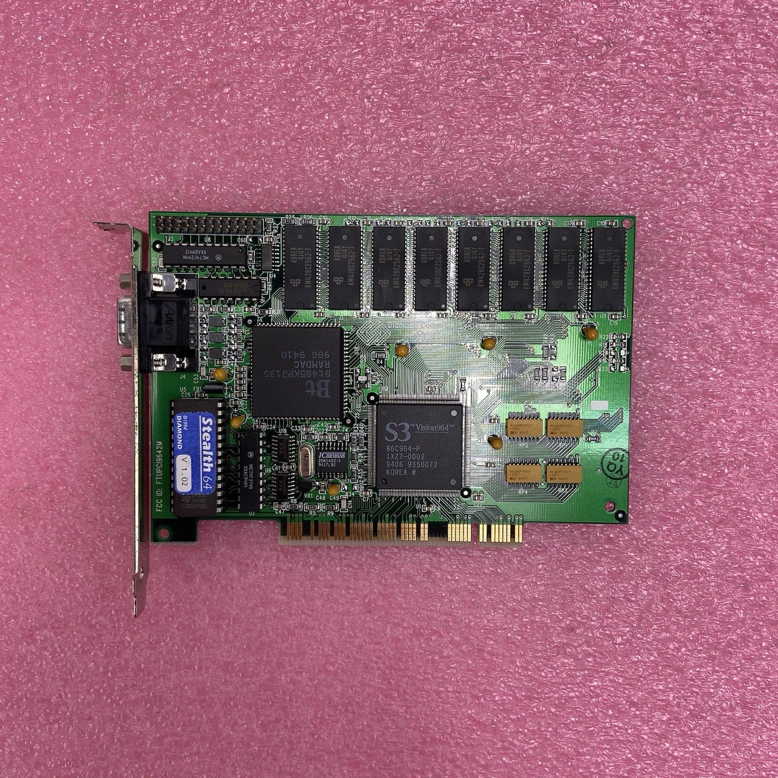 Diamond S3 Vision964 Stealth 64 PCI Graphics Card FTUPCI9642M6