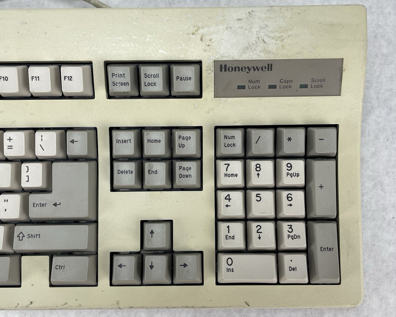 Vintage Honeywell Dell 101WN Keyboard For Computer