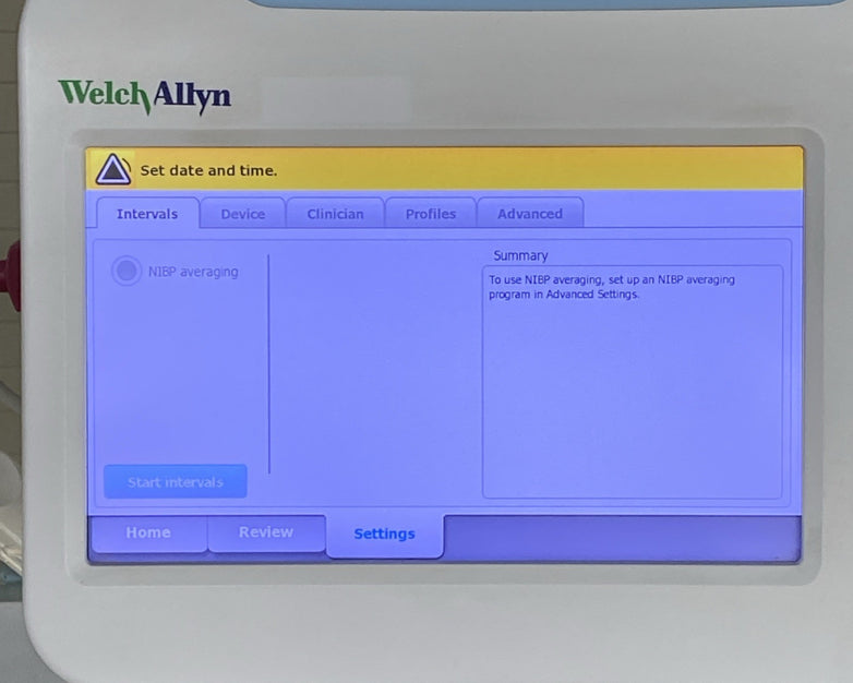 Welch Allyn 6000 Series Vital Sign Monitor 63MTXX w/ Mobile Stand 4800-60