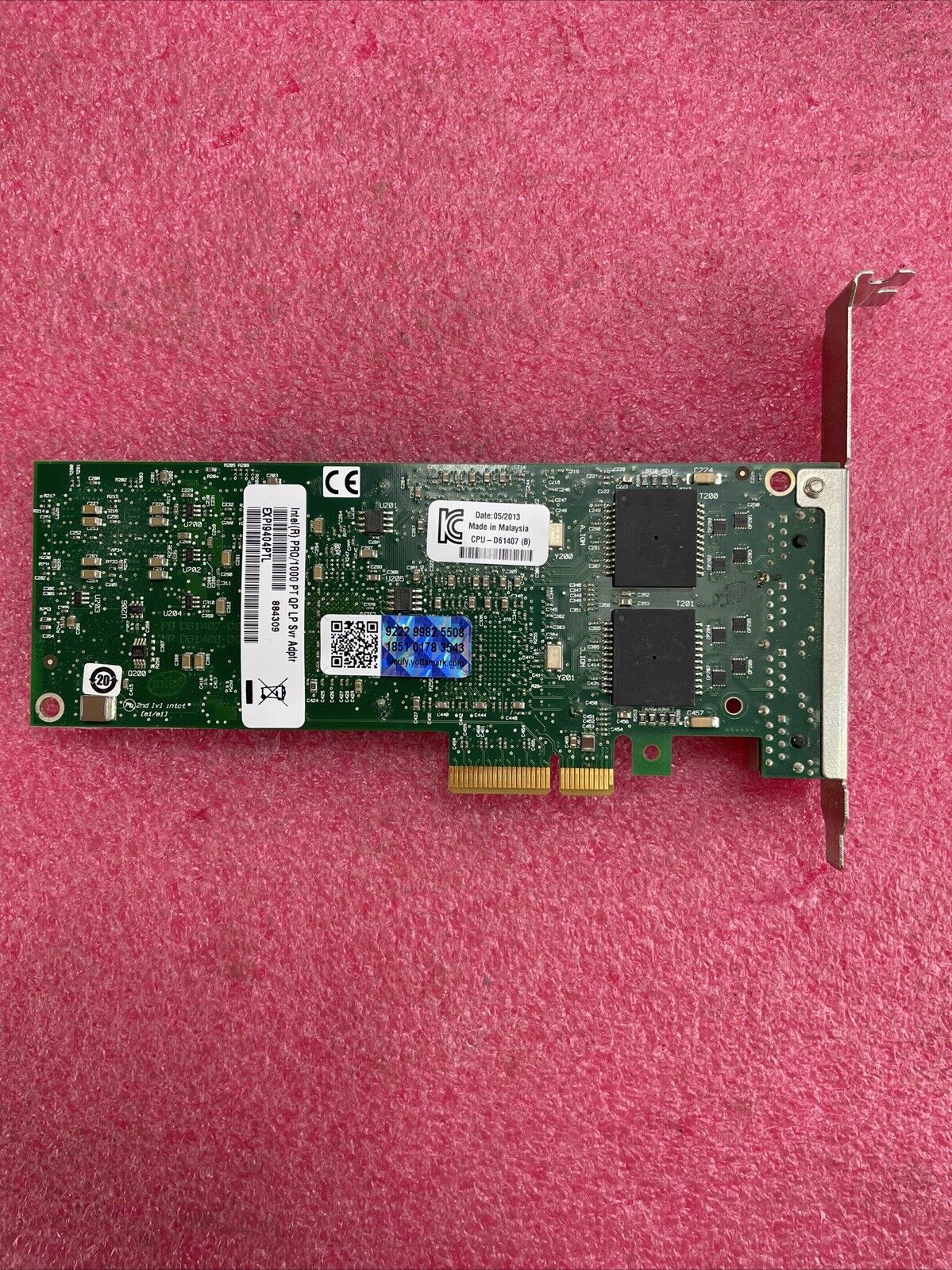Intel Pro/1000 PT QP LP Svr Adptr